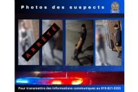 MISE À JOUR Appel à témoins : deux suspects recherchés pour graffitis haineux à Sherbrooke